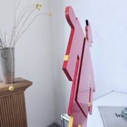 Child's character painted wooden mirror