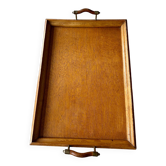 Plateau en bois années 30