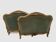 Bench daybed in lacquered and gilded wood 20th century