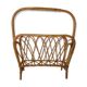 Rattan magazine rack