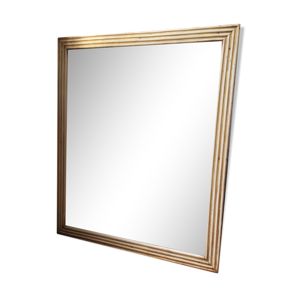 Miroir mercure à canaux XIXème 76x93CM