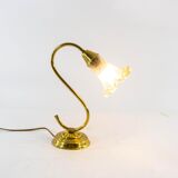 Murano glass lampshade table lampshade and brass base