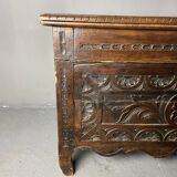 Brutalist chest nineteenth in oak