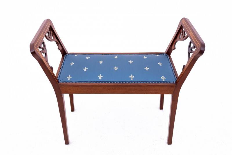 Antique seat from around 1900, Western Europe. After renovation.