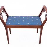 Antique seat from around 1900, Western Europe. After renovation.