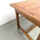 Farm table in solid cherry wood, one drawer, 1950s.