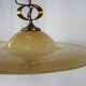 Lustre en verre de Murano et laiton avec double support
