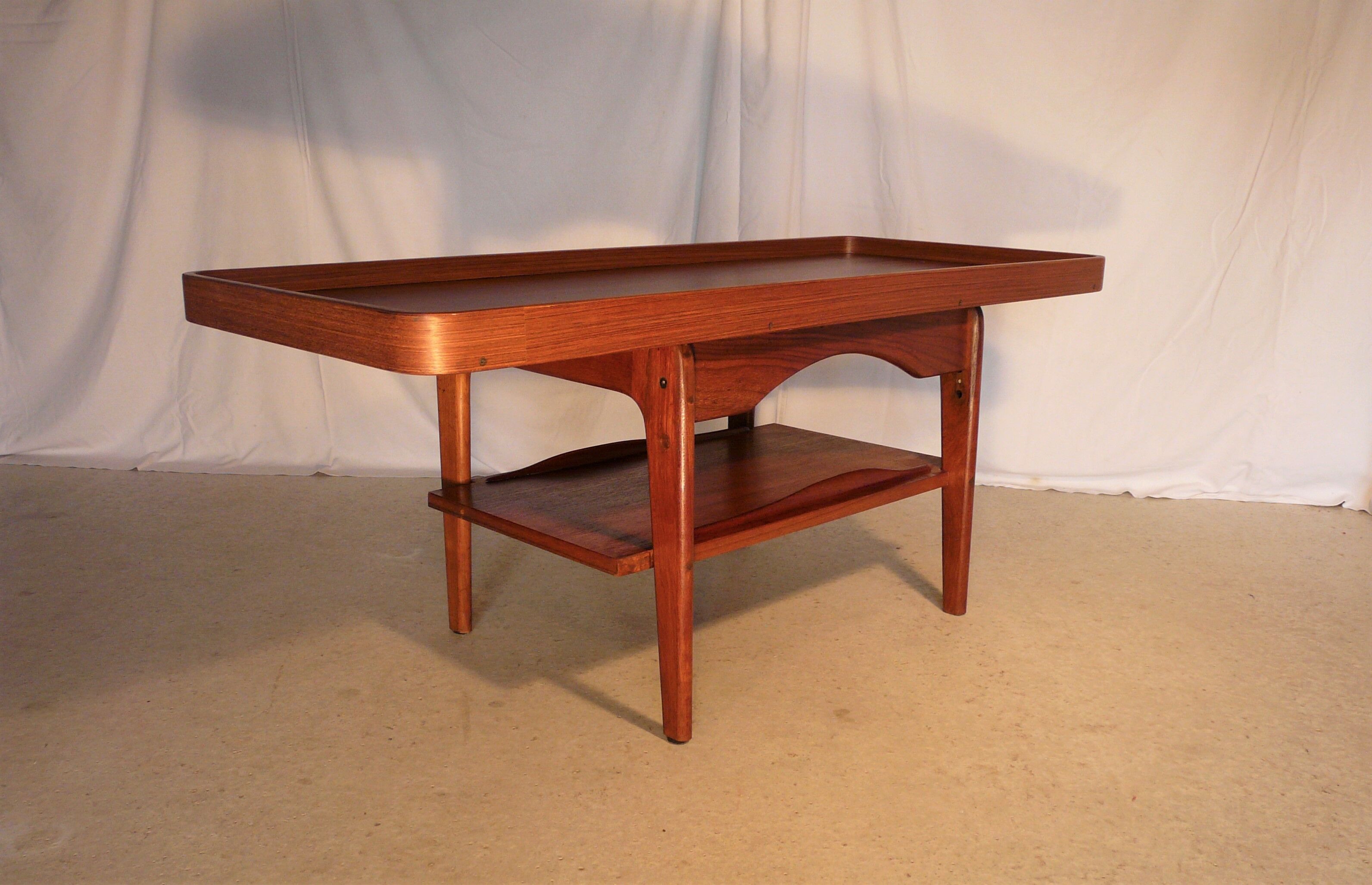 Scandinavian teak coffee table