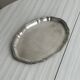 Small vintage silver-coloured metal tray.