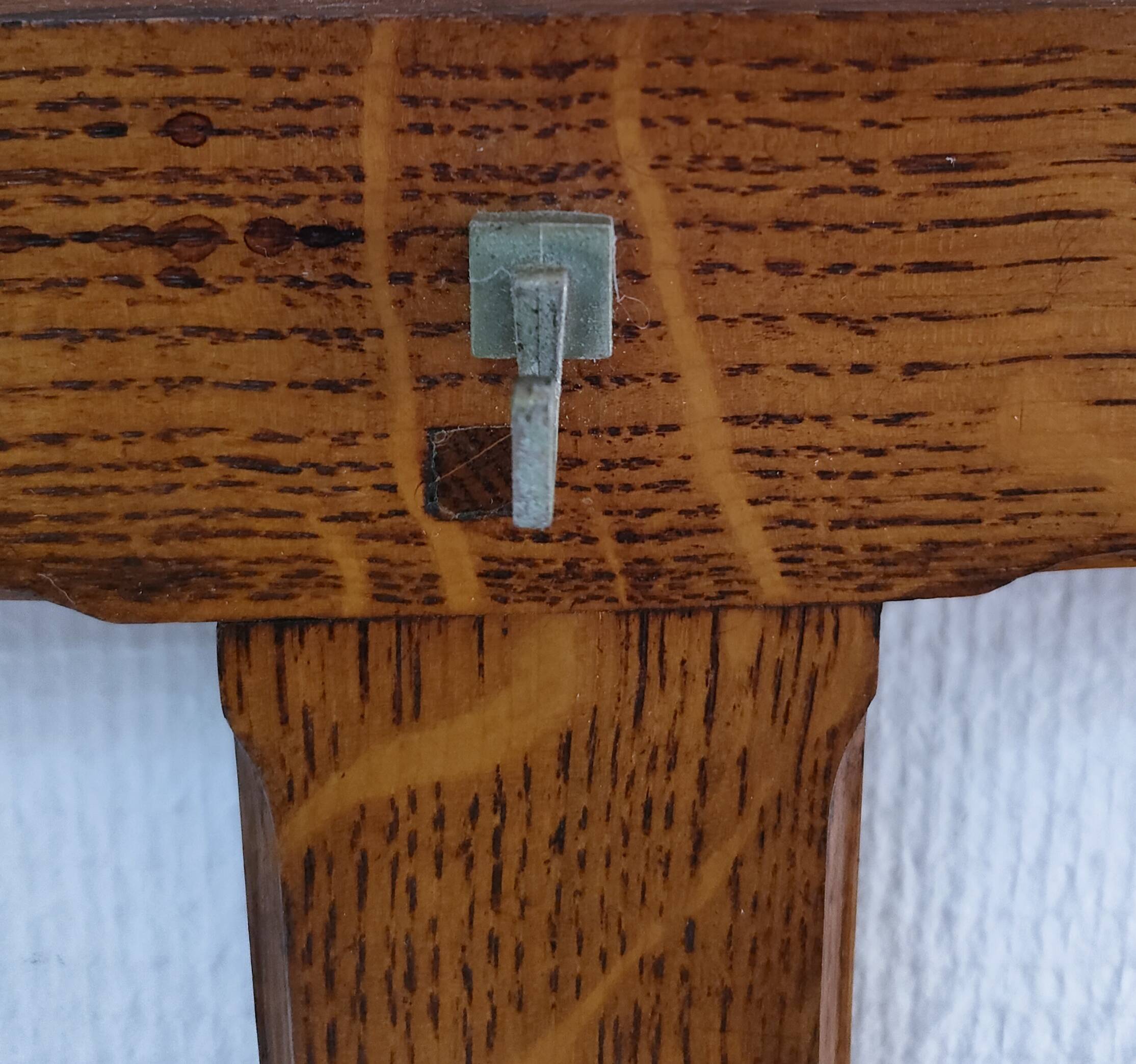 Vintage solid wood coat rack hat rack