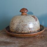 Jean-Pierre Prud’homme stoneware butter dish from Puisaye