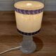 Set of five alabaster Scandinavian design lamps from the 1950s.