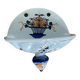 Porcelain wall soap dish Old Rouen