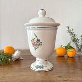 Anthemis Nobilis apothecary jar, in Saint Clément earthenware