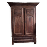 large oak wardrobe 249 cm high