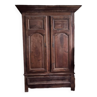 large oak wardrobe 249 cm high