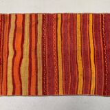 Old Turkish narrow Kilim Runner 405x49 cm shabby chic, vintage kelim