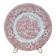 Vintage Italian plate country decor pink – Ceramica Quadrifoglio