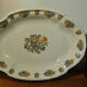 Flat ewer basin earthenware Moustiers Sud France 18th century flower solanée