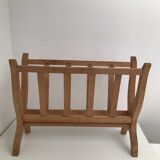 Vintage wooden magazine door