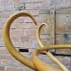 Old coat rack parrot vintage wood