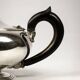 Christofle teapot in silver-plated metal and blackened wood – late 19th century