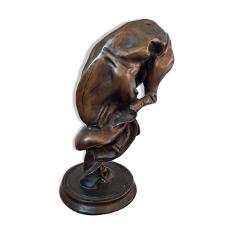 Scultura in Bronzo: "Cavallo in Torsione" - Camillo Catelli