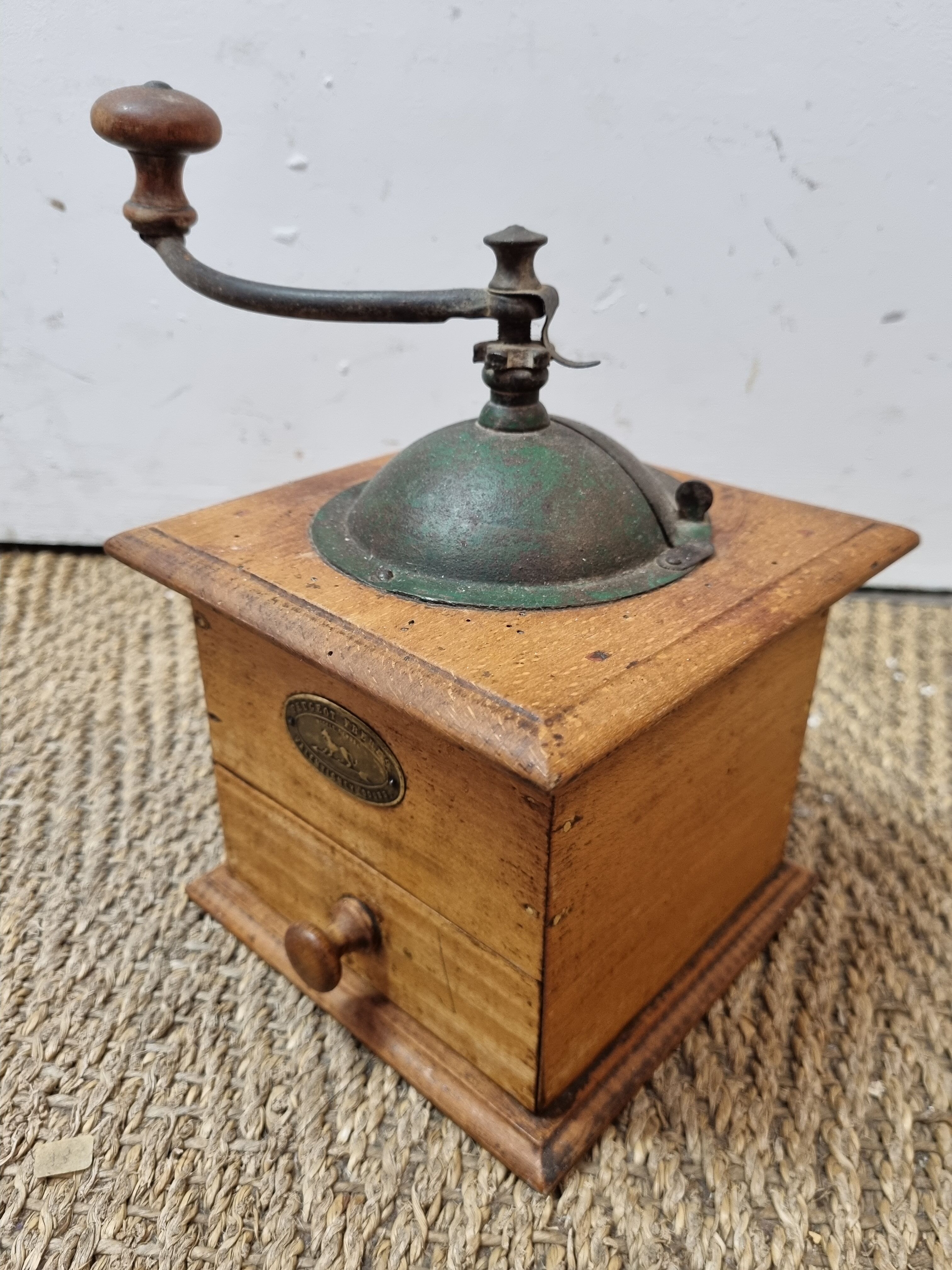 Coffee grinder Peugeot wood 1960