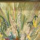 bouquet of flowers - oil or acrylic on canvas, signed Collot Bernard 1982