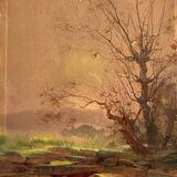 Watercolour Landscape by Antoine Barbier