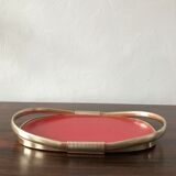 Red and golden tray