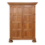 Armoire à panneaux en chêne antique du XIXe siècle