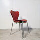 Pair of chairs 3107 by Arne Jacobsen for Fritz Hansen, 1976
