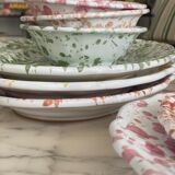 Plate green dots 20 cm
