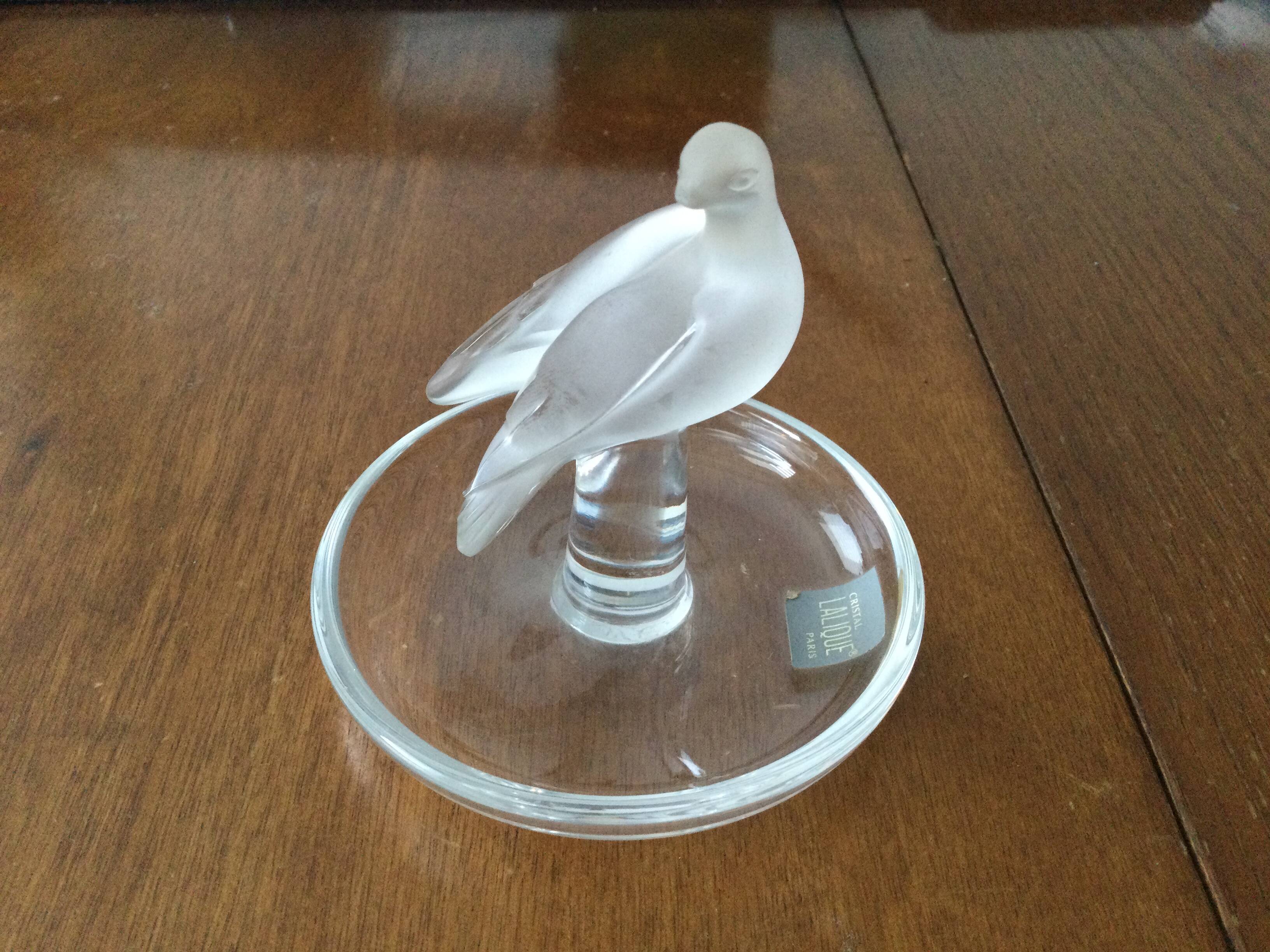 Crystal ring sizer from Lalique