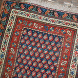 Old Caucasian carpet Gendje handmade 88cm x 177cm 1880s