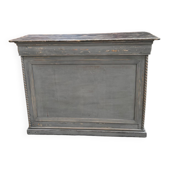 Weathered store counter