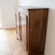 Antique storage furniture in solid walnut