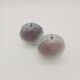 Duo 2 Vase Soliflore Lenticular Glazed Stoneware Grey Blue Purple Ceramic