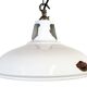 Industrial White Enamel Factory Pendant Lamp from Thorlux, 1960s