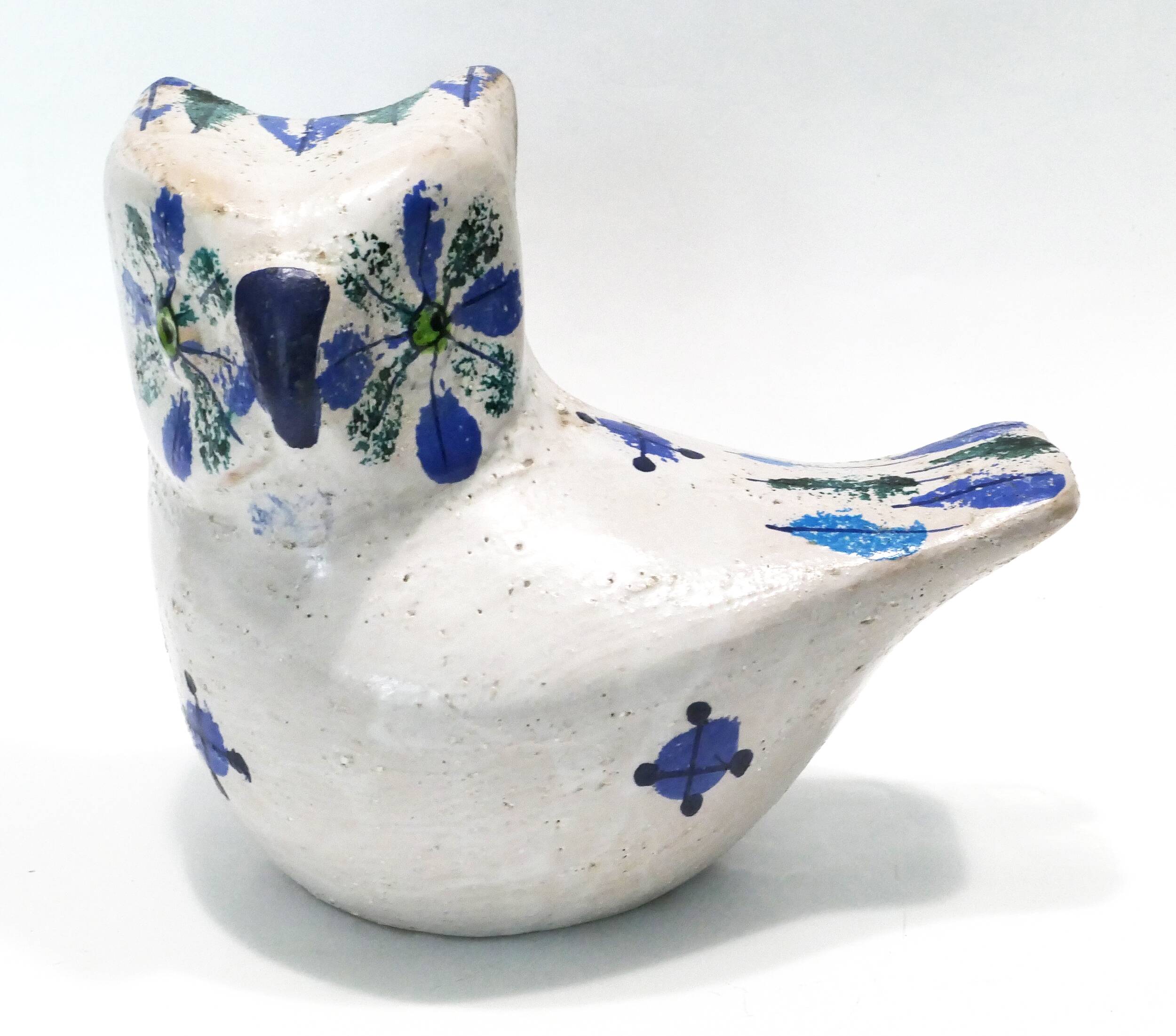 Owl ceramic by Aldo Londi for Bitossi rare 1950