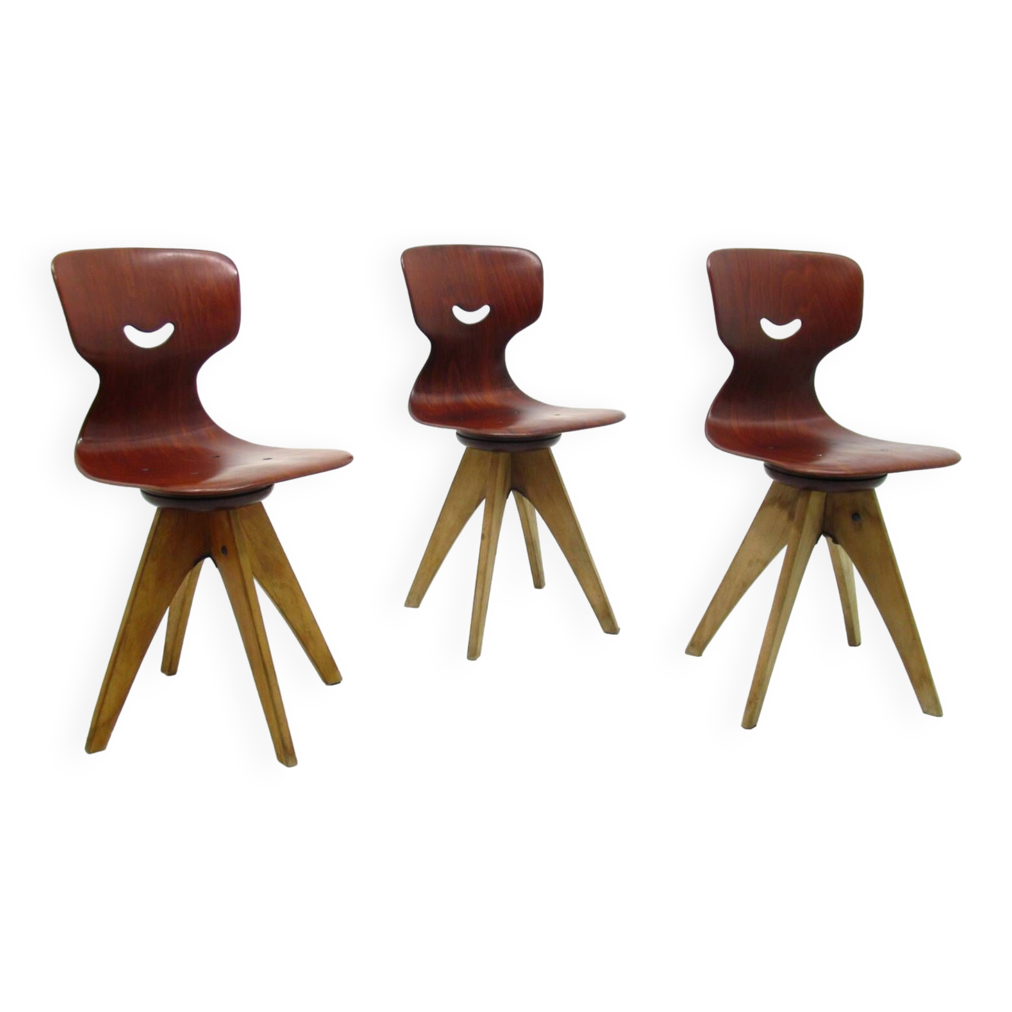 German Side Chair by A. Stegner for Flötotto, 1960s