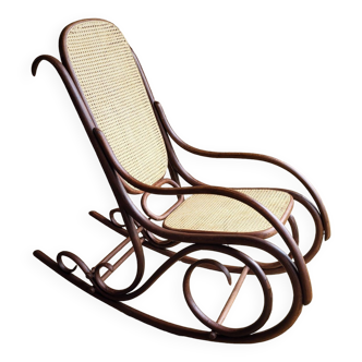 Fauteuil à bascule - Rocking Chair en bois courbé