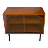 Vitrine basse en teck
