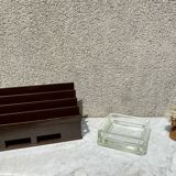 Empty pocket glass brick Lumax rare large model low vintage 60s