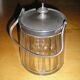 Antique crystal ice bucket