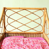 Baby rattan bed