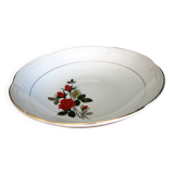 Round serving dish from Moulin des loups, "Carmen" model, in very good condition