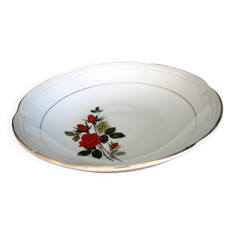 Round serving dish from Moulin des loups, "Carmen" model, in very good condition