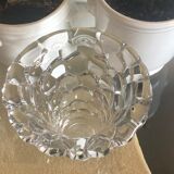 Crystal vase honeycomb Art Deco years 30/40